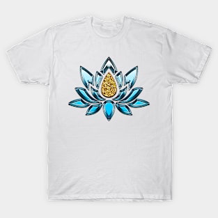 Flower Blue Jewels T-Shirt